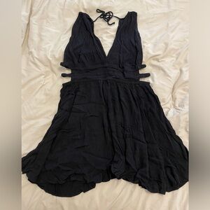 Black bohemian Mini Dress